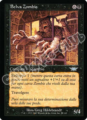 087 / 145 Belva Zombie non comune (IT) -NEAR MINT-