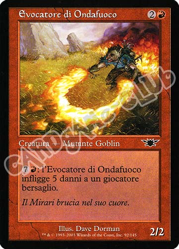 092 / 145 Evocatore di Ondafuoco comune (IT) -NEAR MINT-