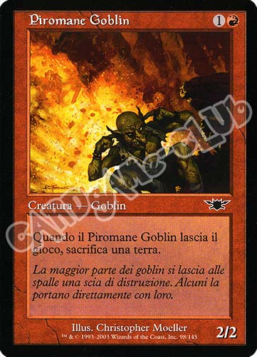 098 / 145 Piromane Goblin comune (IT) -NEAR MINT-
