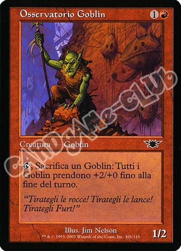 101 / 145 Osservatorio Goblin comune (IT) -NEAR MINT-