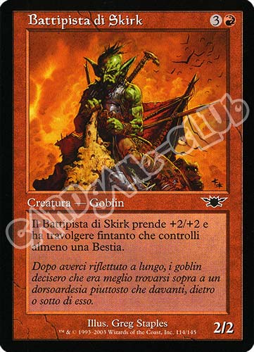 114 / 145 Battipista di Skirk comune (IT) -NEAR MINT-