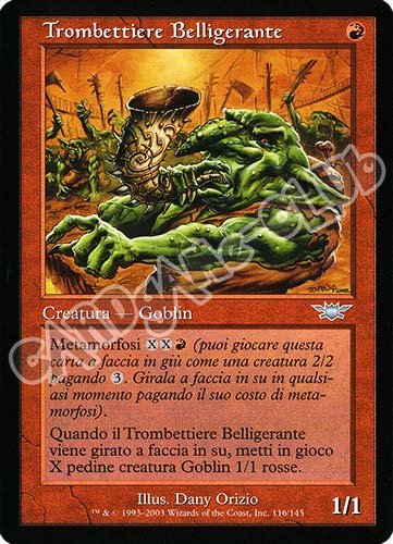 116 / 145 Trombettiere Belligerante non comune (IT) -NEAR MINT-