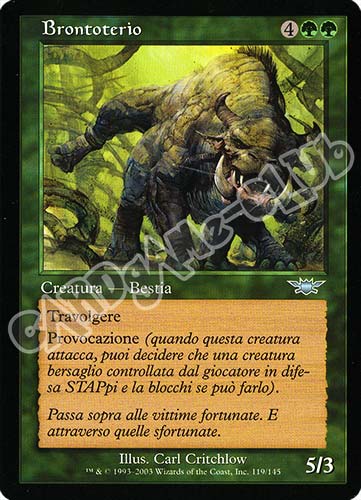 119 / 145 Brontoterio non comune (IT) -NEAR MINT-