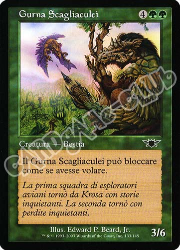 133 / 145 Gurna Scagliaculei comune (IT) -NEAR MINT-