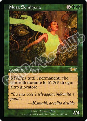 138 / 145 Musa Semigena rara (IT) -NEAR MINT-