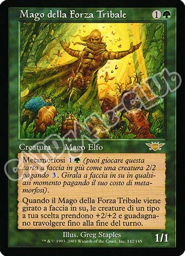 142 / 145 Mago della Forza Tribale rara (IT) -NEAR MINT-