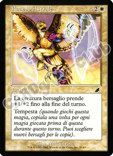 002 / 143 Acciaio Astrale comune (IT) -NEAR MINT-