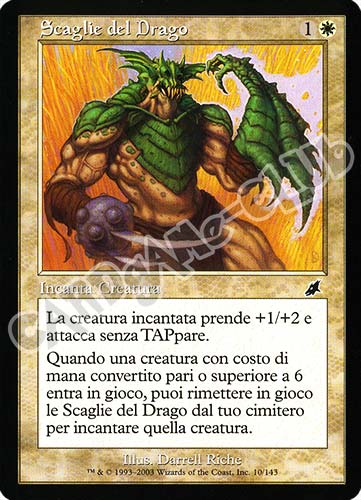 010 / 143 Scaglie del Drago comune (IT) -NEAR MINT-