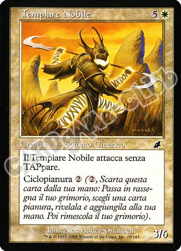 019 / 143 Templare Nobile comune (IT) -NEAR MINT-