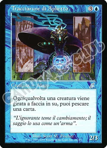 028 / 143 Tracciarune di Aphetto non comune (IT) -NEAR MINT-