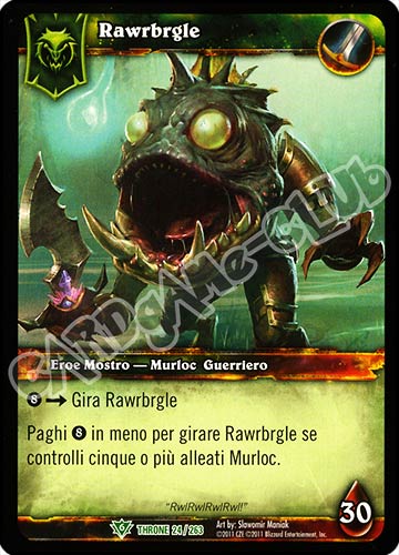 Rawbrgle non comune (IT) -NEAR MINT-