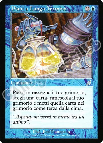 038 / 143 Piani a Lungo Termine non comune (IT) -NEAR MINT-