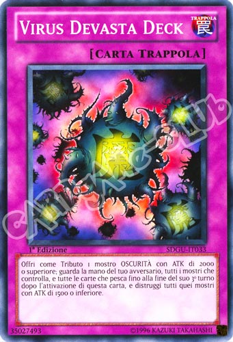 SDGU-IT033 Virus Devasta Deck comune 1a Edizione (IT) -NEAR MINT-