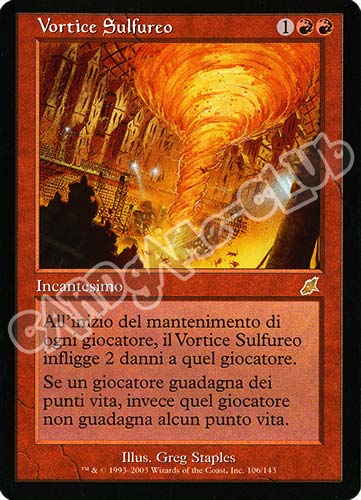 106 / 143 Vortice Sulfureo rara (IT) -NEAR MINT-