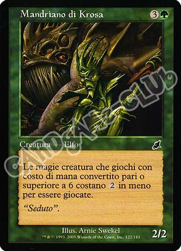 122 / 143 Mandriano di Krosa comune (IT) -NEAR MINT-