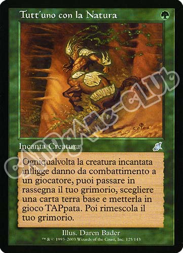 125 / 143 Tutt'uno con la Natura non comune (IT) -NEAR MINT-