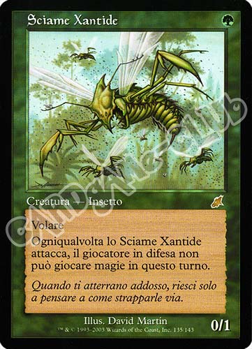 135 / 143 Sciame Xantide rara (IT) -NEAR MINT-