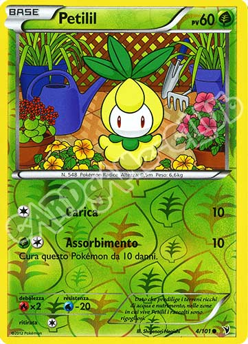 004 / 101 Petilil comune foil reverse (IT) -NEAR MINT-