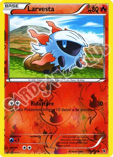 020 / 101 Larvesta comune foil reverse (IT) -NEAR MINT-