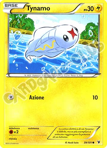 039 / 101 Tynamo comune (IT) -NEAR MINT-