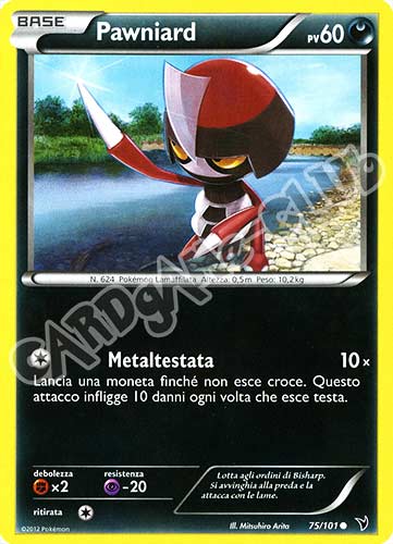 075 / 101 Pawniard comune (IT) -NEAR MINT-