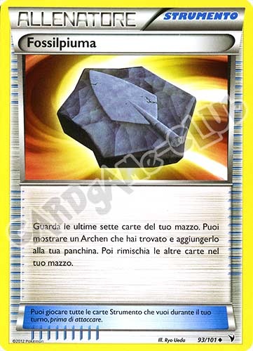 093 / 101 Fossilpiuma non comune (IT) -NEAR MINT-