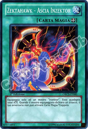 ORCS-IT000 Zektahawk - Ascia Inzektor super rara 1a Edizione (IT) -NEAR MINT-