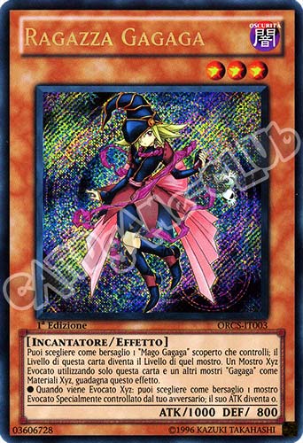 ORCS-IT003 Ragazza Gagaga rara segreta 1a Edizione (IT) -NEAR MINT-