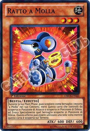 ORCS-IT023 Ratto a Molla super rara 1a Edizione (IT) -NEAR MINT-