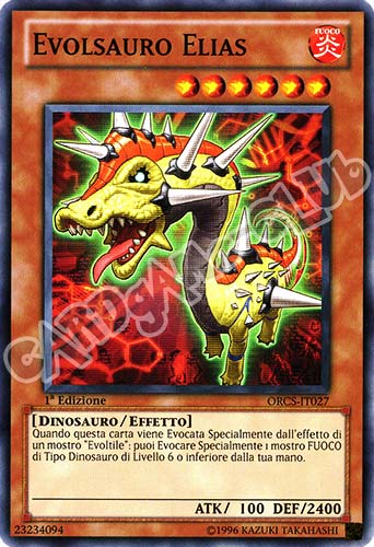 ORCS-IT027 Evolsauro Elias comune 1a Edizione (IT) -NEAR MINT-