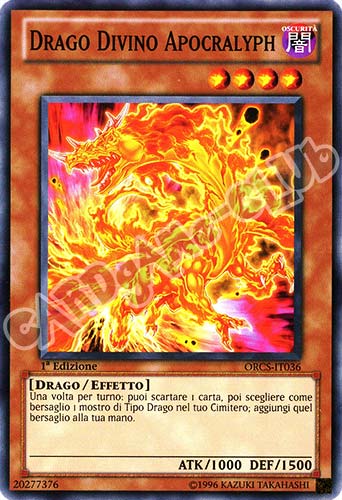 ORCS-IT036 Drago Divino Apocralyph comune 1a Edizione (IT) -NEAR MINT-