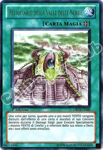 ORCS-IT060 Reliquiario della Valle delle Nebbie rara 1a Edizione (IT)  -PLAYED-