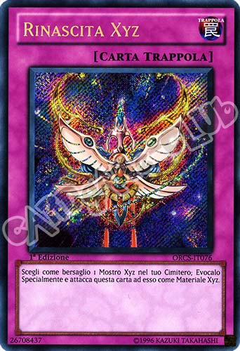 ORCS-IT076 Rinascita Xyz rara segreta 1a Edizione (IT) -NEAR MINT-