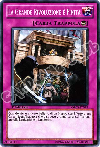 ORCS-IT078 La Grande Rivoluzione e' Finita comune 1a Edizione (IT)  -GOOD-