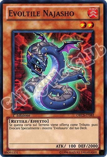 ORCS-IT083 Evoltile Najasho super rara 1a Edizione (IT) -NEAR MINT-