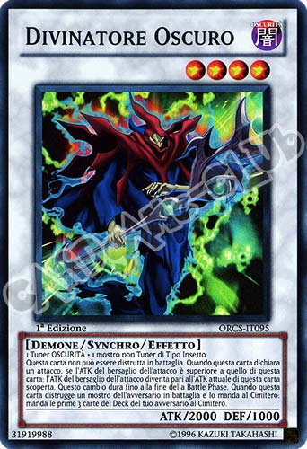 ORCS-IT095 Divinatore Oscuro super rara 1a Edizione (IT)  -PLAYED-