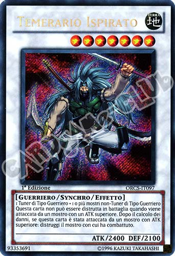 ORCS-IT097 Temerario Ispirato rara segreta 1a Edizione (IT) -NEAR MINT-