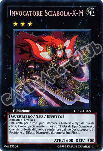 ORCS-IT099 Invocatore Sciabola-X-M rara segreta 1a Edizione (IT) -NEAR MINT-