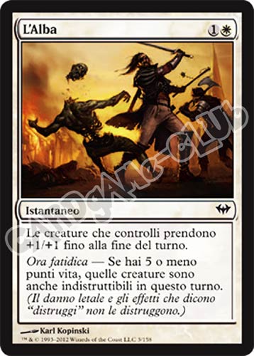 003 / 158 L'Alba comune (IT) -NEAR MINT-