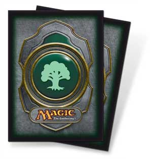 Magic Proteggi carte standard pacchetto da 80 bustine Magic Mana 3 Verde AW2443