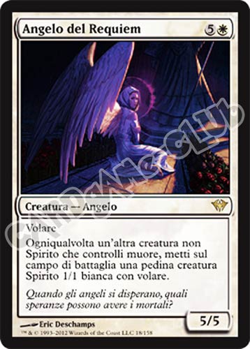 018 / 158 Angelo del Requiem rara (IT) -NEAR MINT-