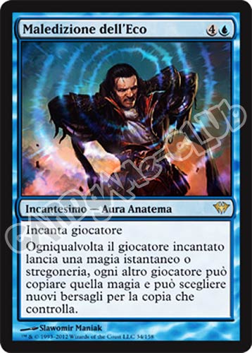 034 / 158 Maledizione dell'Eco rara (IT) -NEAR MINT-