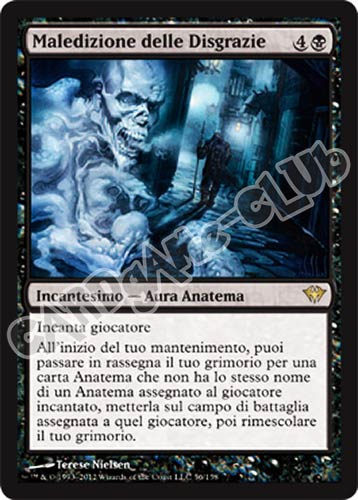 056 / 158 Maledizione delle Disgrazie rara (IT) -NEAR MINT-