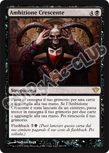 069 / 158 Ambizione Crescente rara (IT) -NEAR MINT-