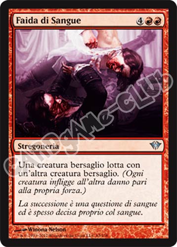 083 / 158 Faida di Sangue non comune (IT) -NEAR MINT-