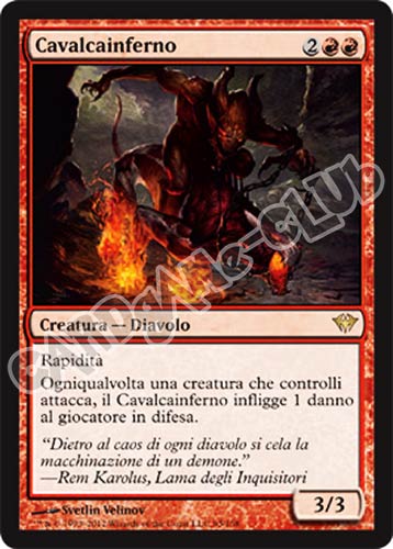 093 / 158 Cavalcainferno rara (IT) -NEAR MINT-