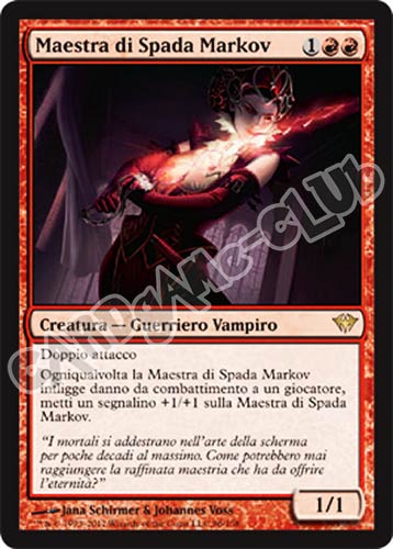 096 / 158 Maestra di Spada Markov rara (IT) -NEAR MINT-