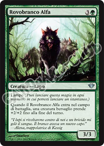 108 / 158 Rovobranco Alfa non comune (IT) -NEAR MINT-