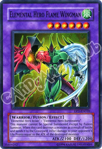 DP1-EN010 Elemental Hero Flame Wingman super rara Unlimited (EN) -NEAR MINT-