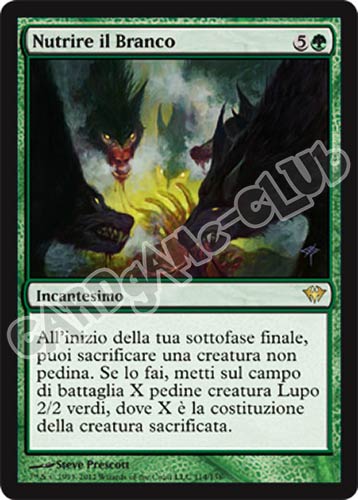 114 / 158 Nutrire il Branco rara (IT) -NEAR MINT-